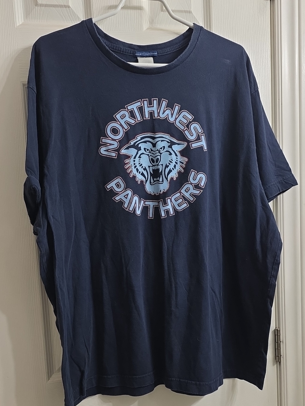 Old Navy Northwest Panthers Athletic Graphic Navy Blue T-Shirt - Size XXL